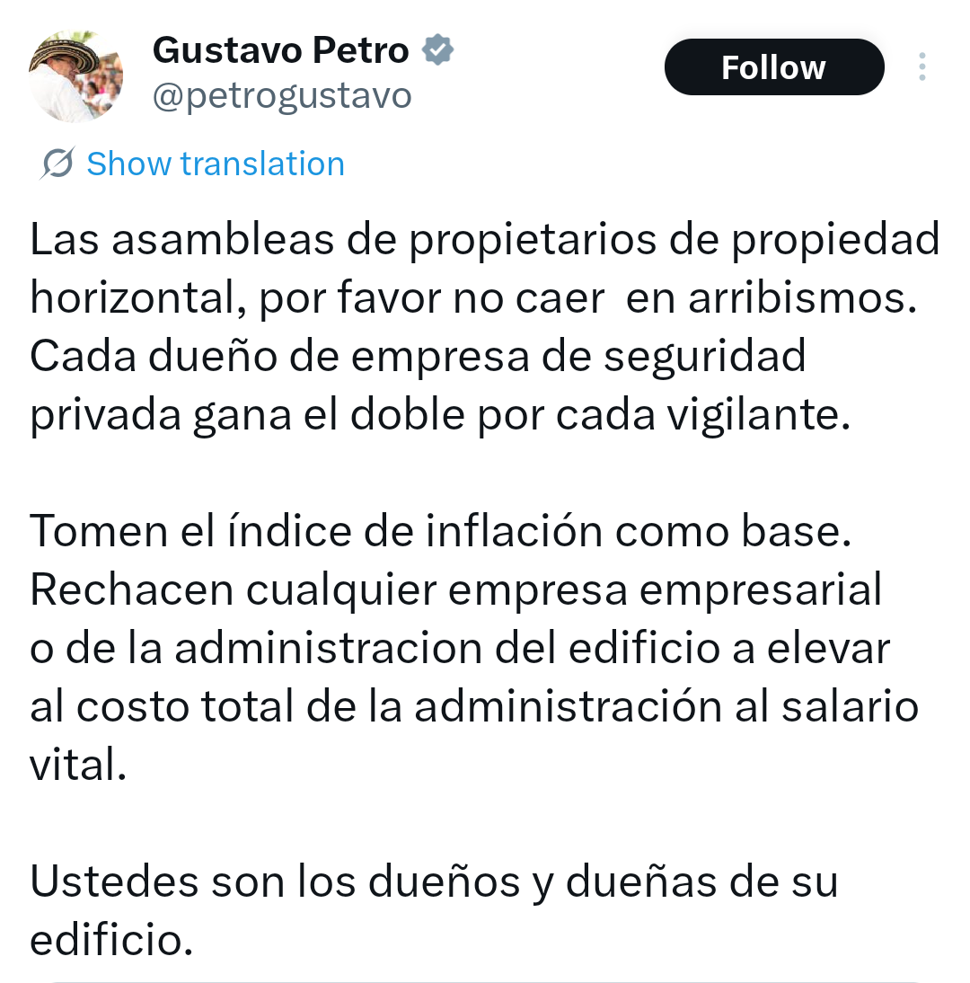 imagen del trino